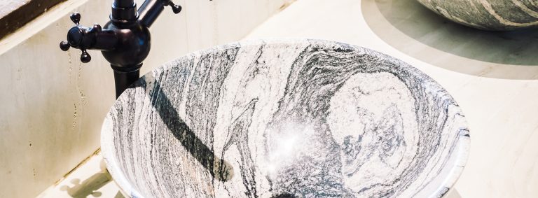 Stone blocks make classy walkways