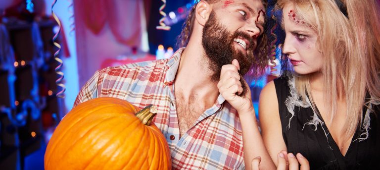 The pumpkins are all set up for the grand halloween adventure